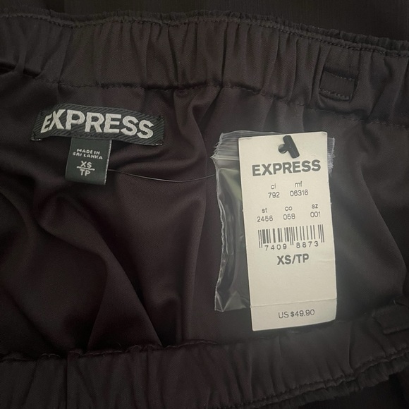 NWT- Express Black Strapless Dress Size XS - Picture 3 of 3